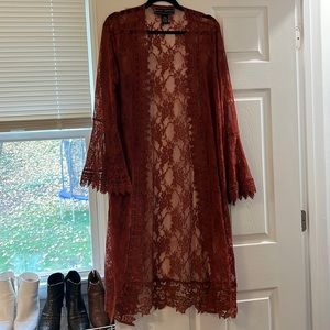 Lace duster